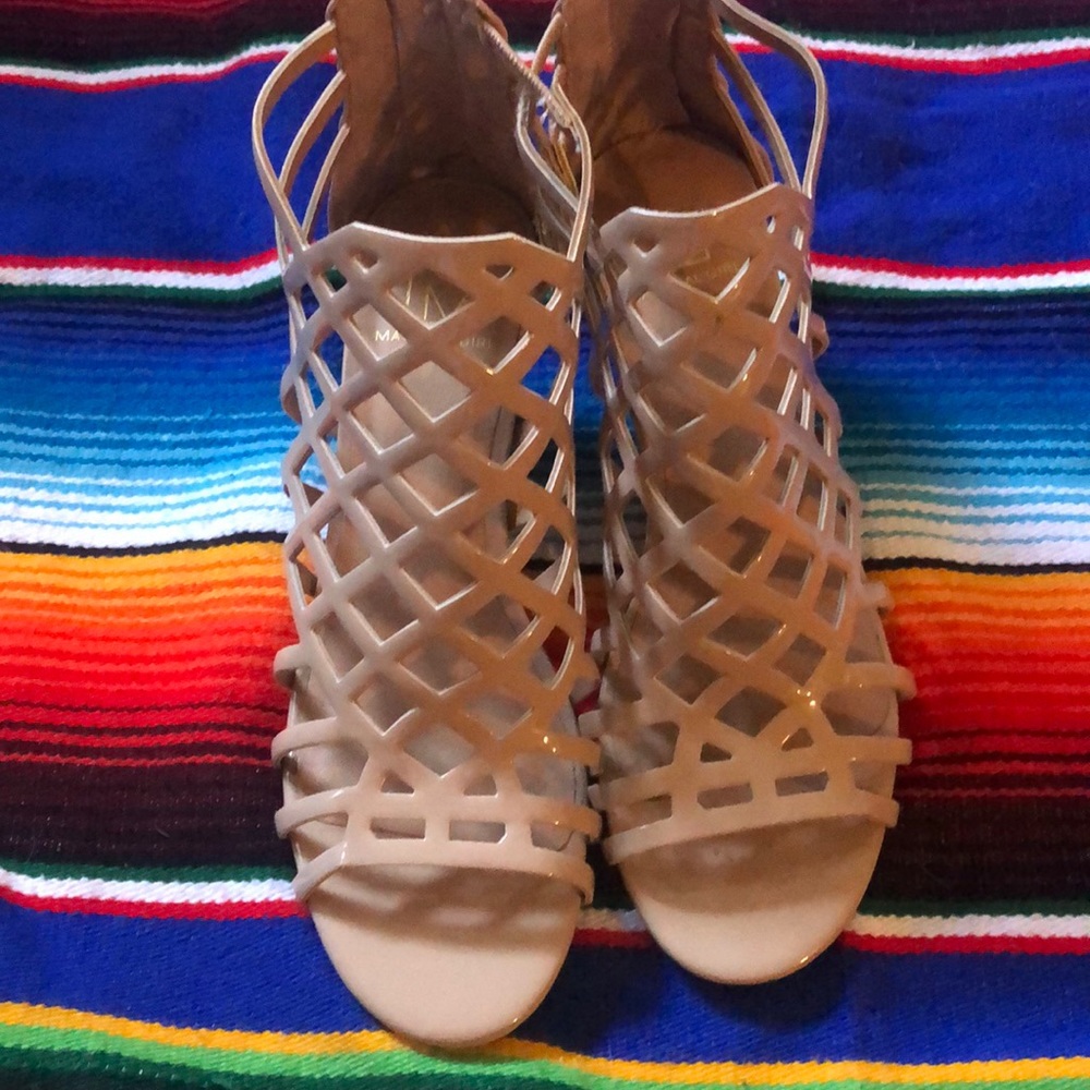 Material Girl Cages Wedges